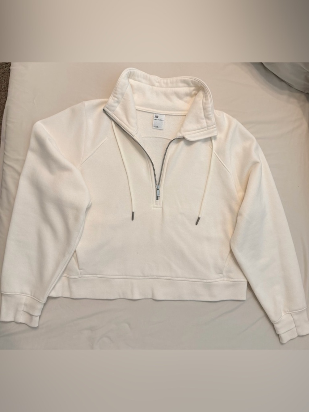 All In Motion Cream Half-Zip Pullover Sweatshirt